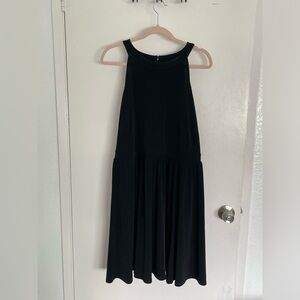 Torrid Mini Studio Knit Halter Skater Dress